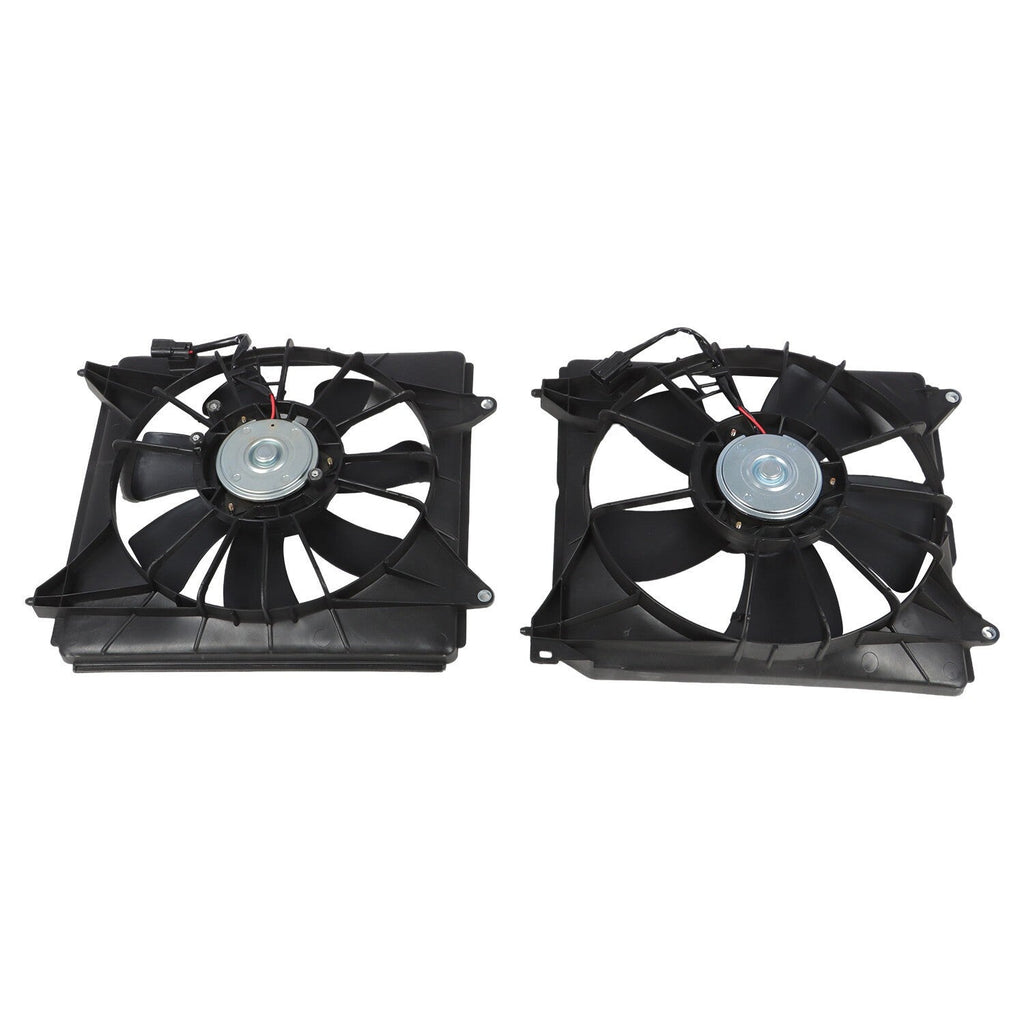2013-2017 Honda Accord Radiator Cooling Fan Set w/ Blade Motor & Shroud 2Pcs