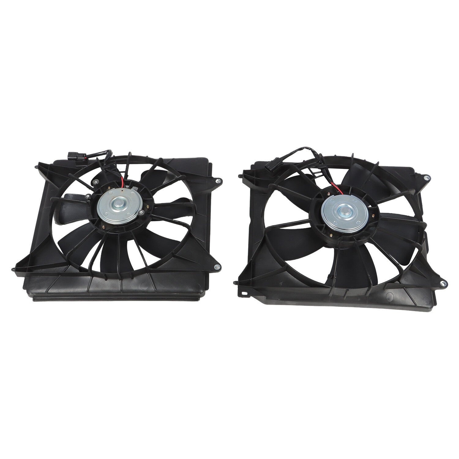 2013-2017 Honda Accord Radiator Cooling Fan Set w/ Blade Motor & Shroud 2Pcs