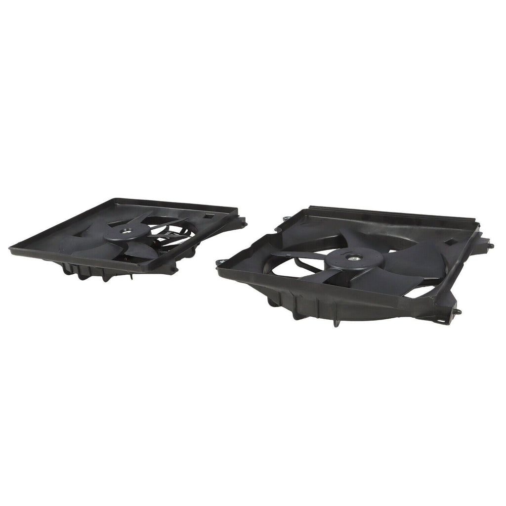 2013-2017 Honda Accord Radiator Cooling Fan Set w/ Blade Motor & Shroud 2Pcs