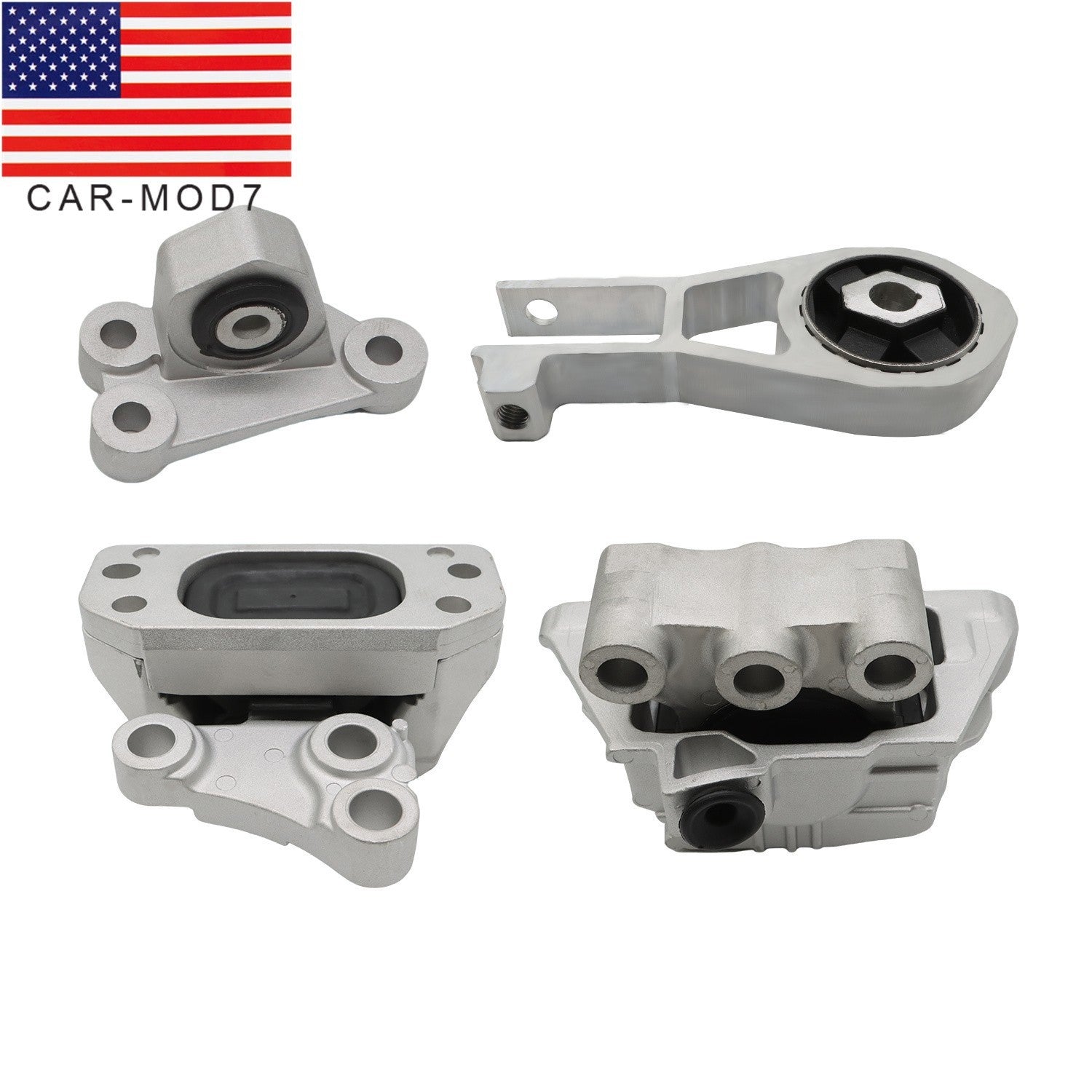 2015-2017 Jeep Renegade 2.4L Engine & Transmission Mounts 4Pcs Set
