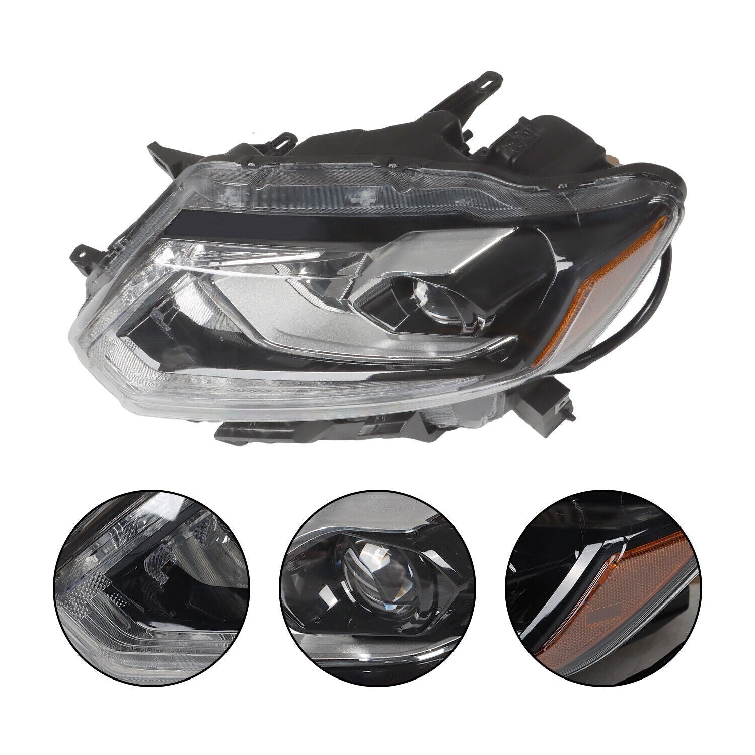 2014-2016 Nissan Rogue Left LED Headlight Driver Side Assembly