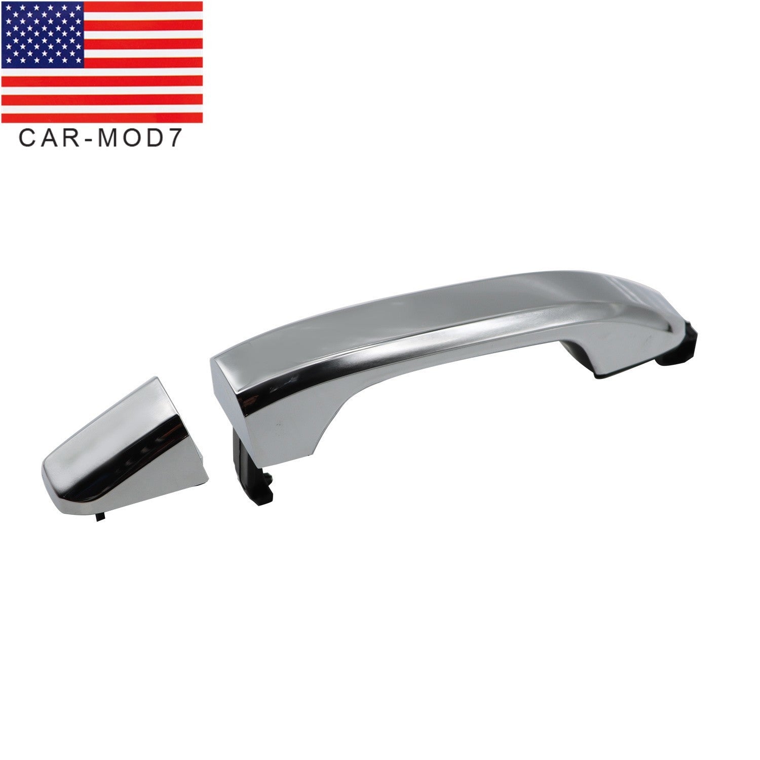Chrome Rear Exterior Door Handle for 2014-2022 Chevrolet Silverado 1500
