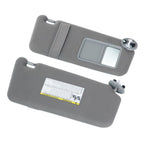 2007-2011 Toyota Camry Sun Visor Pair Gray w/Sunroof & Lights Left Right