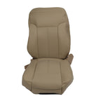 2011-2016 Ford F250 F350 Lariat Tan Leather Driver Seat Cover Top & Bottom