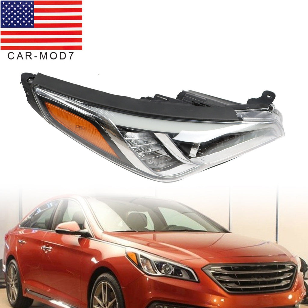 2015-2017 Hyundai Sonata Right Headlight Headlamp Passenger Side RH