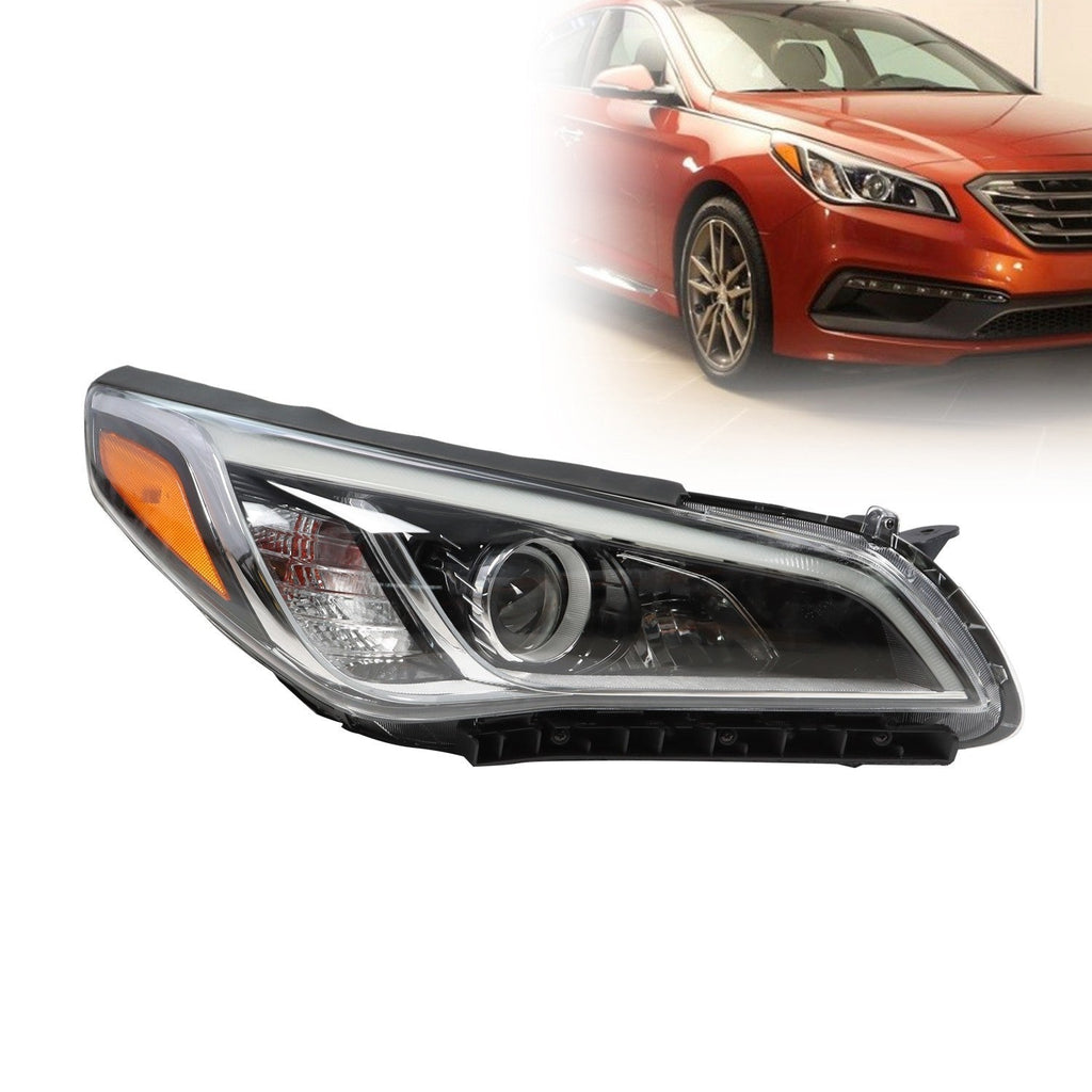 2015-2017 Hyundai Sonata Right Headlight Headlamp Passenger Side RH