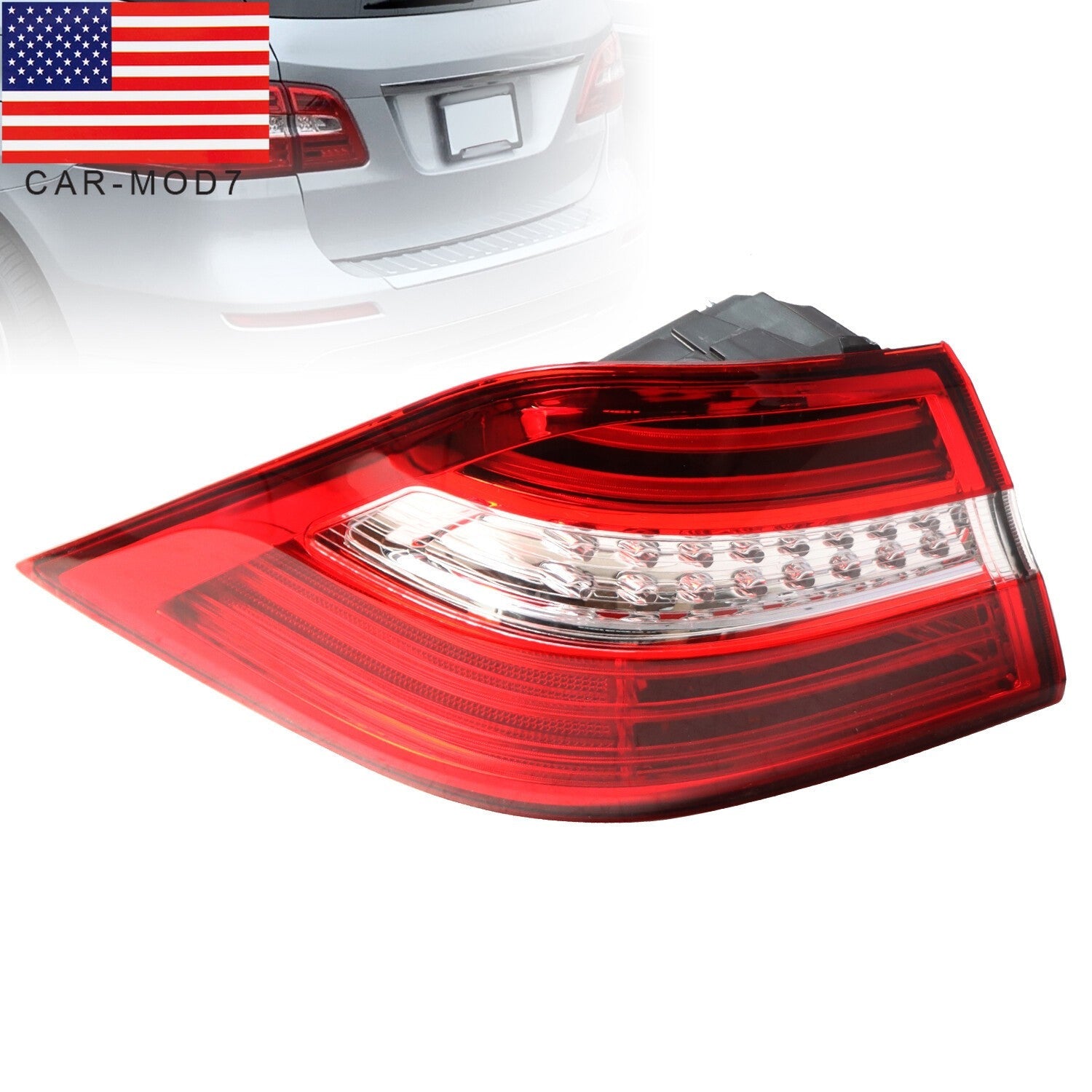 2012-2015 Mercedes Benz W166 ML350 ML550 Left LED Tail Light Outer Side