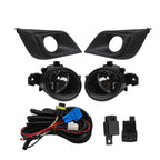 2015-2018 Nissan Murano Clear Front Fog Lights with Bezel & Switch