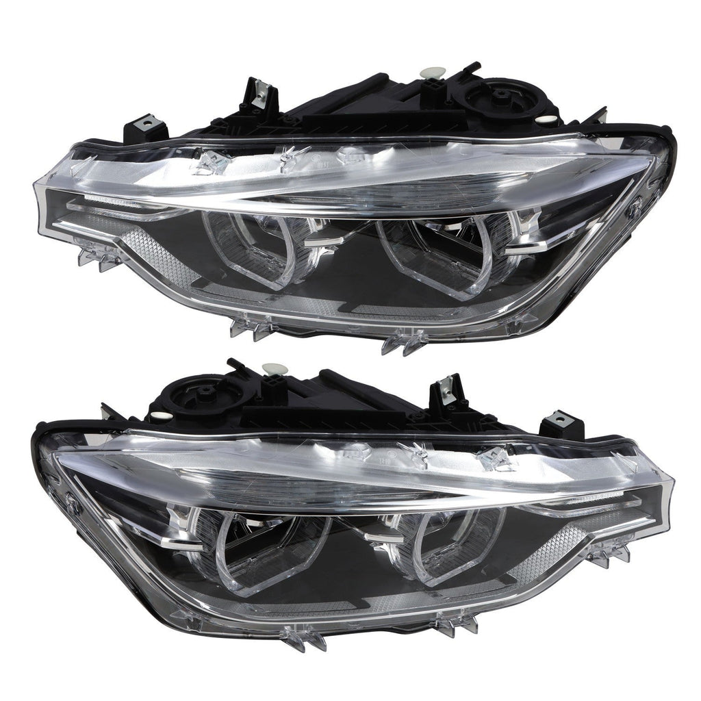 2016-2019 BMW 3 Series F30 F31 LED Headlights LH & RH Non-AFS Pair