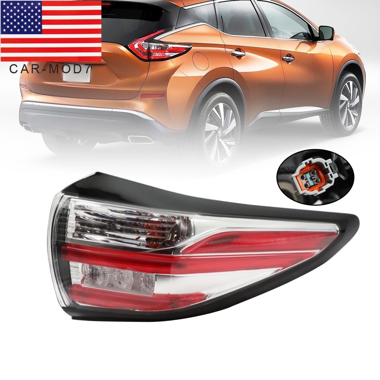 2015-18 Nissan Murano Rear Right Outer Tail Light 265505AA0B Passenger Side