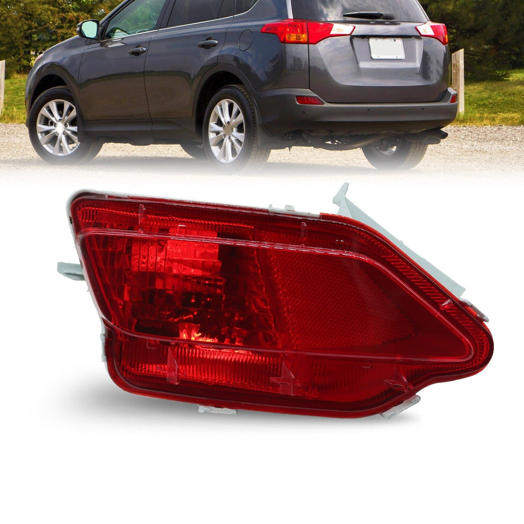 2013-2015 Toyota RAV4 Rear Left Bumper Light Lamp Reflector Driver Side