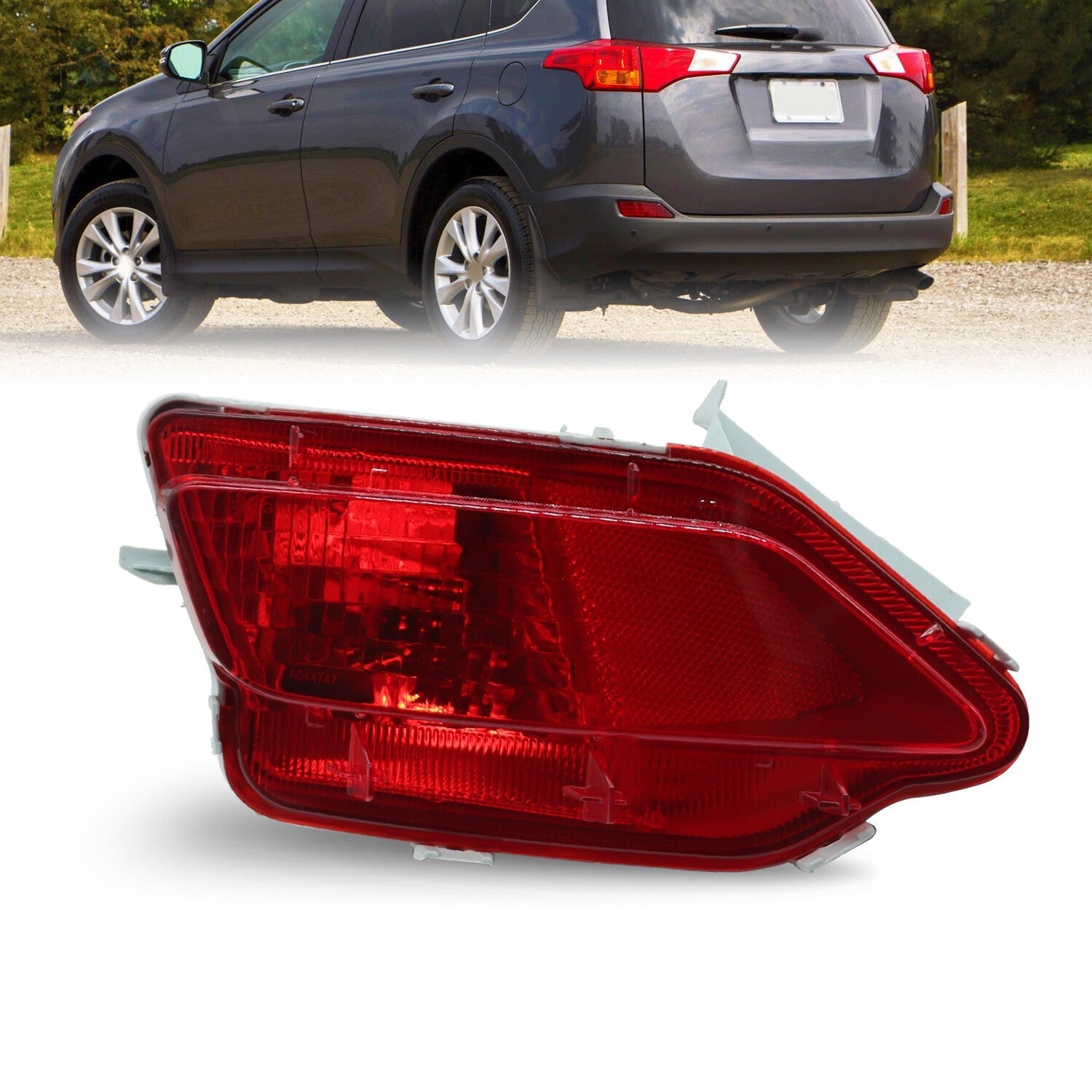 2013-2015 Toyota RAV4 Rear Left Bumper Light Lamp Reflector Driver Side