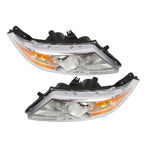 2011-2013 Honda Odyssey Halogen Chrome Amber Headlights Left & Right Side