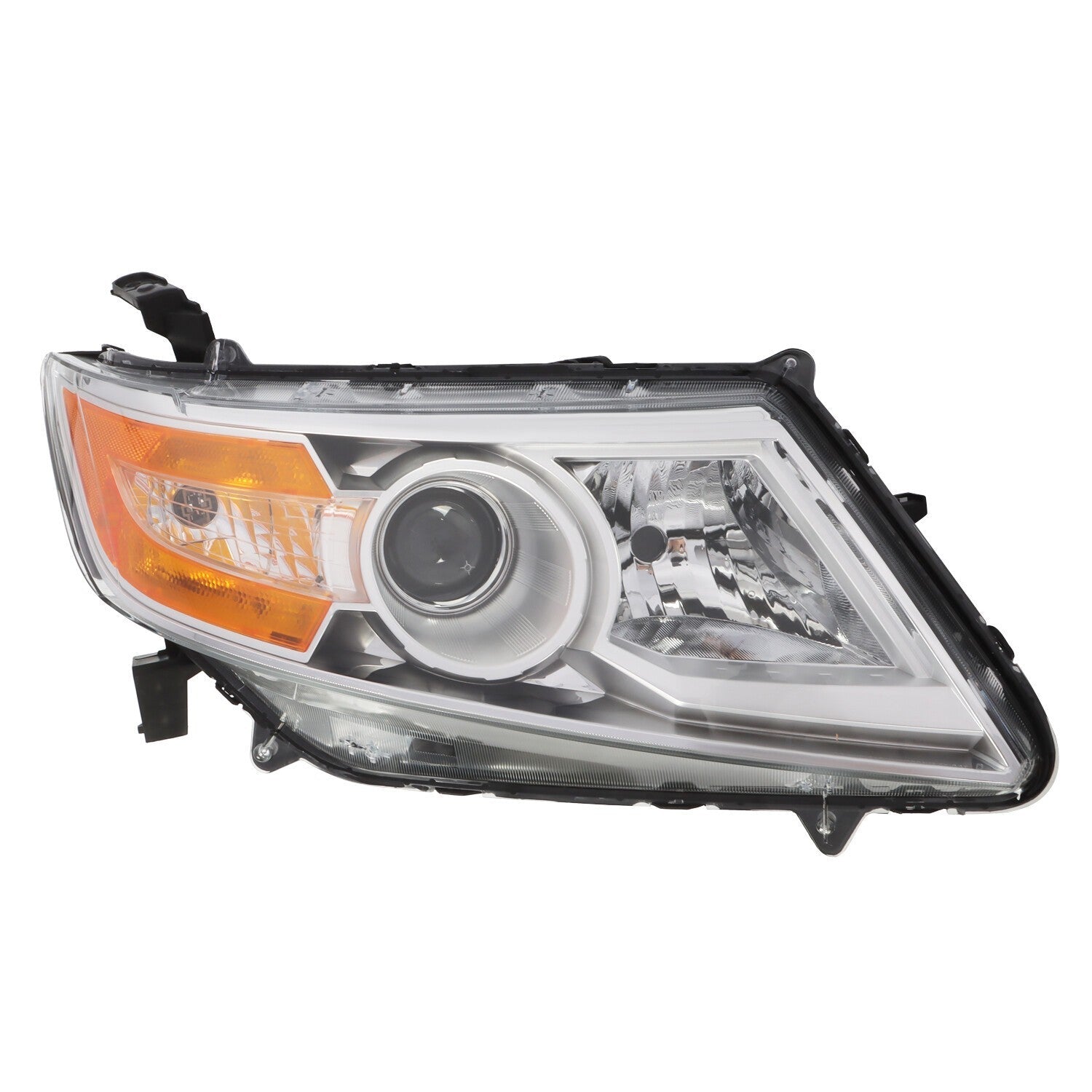 2011-2013 Honda Odyssey Halogen Chrome Amber Headlights Left & Right Side