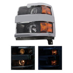 2015-2019 Chevy Silverado 2500HD 3500HD Left Halogen Projector Headlight LH