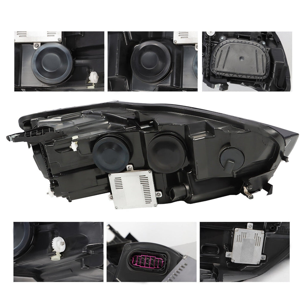 2012-2015 Audi A6 S6 HID LED DRL Projector Headlight Driver Side Without AFS