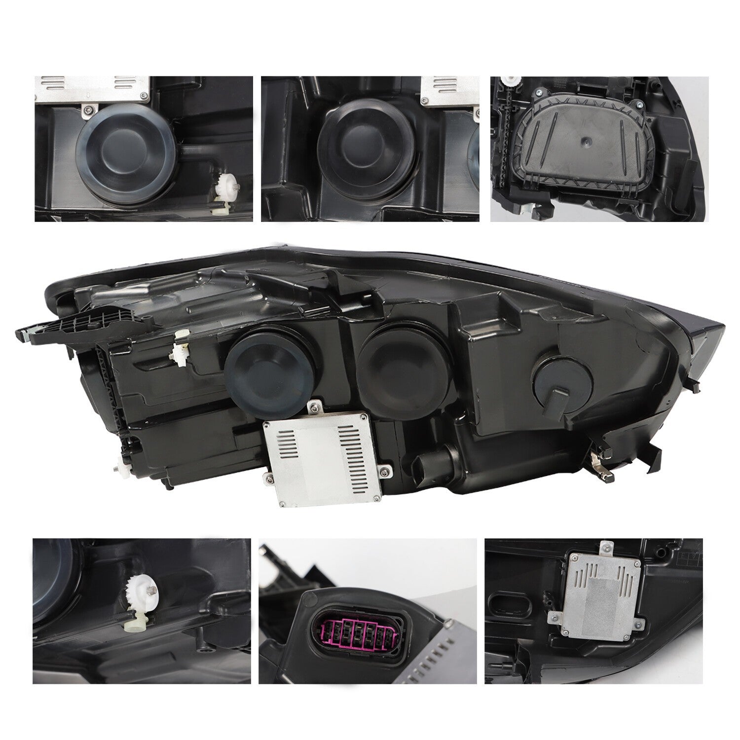 2012-2015 Audi A6 S6 HID LED DRL Projector Headlight Driver Side Without AFS