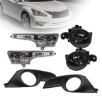2013-2015 Nissan Altima Fog Light & Turn Signal Lamp LH+RH Set