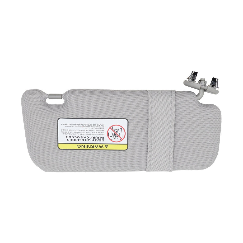 Toyota Corolla 2009-2013 Left Driver Gray Sun Visor w/ Mirror