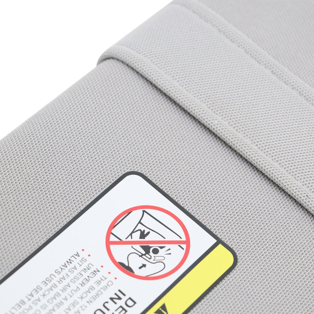 Toyota Corolla 2009-2013 Left Driver Gray Sun Visor w/ Mirror