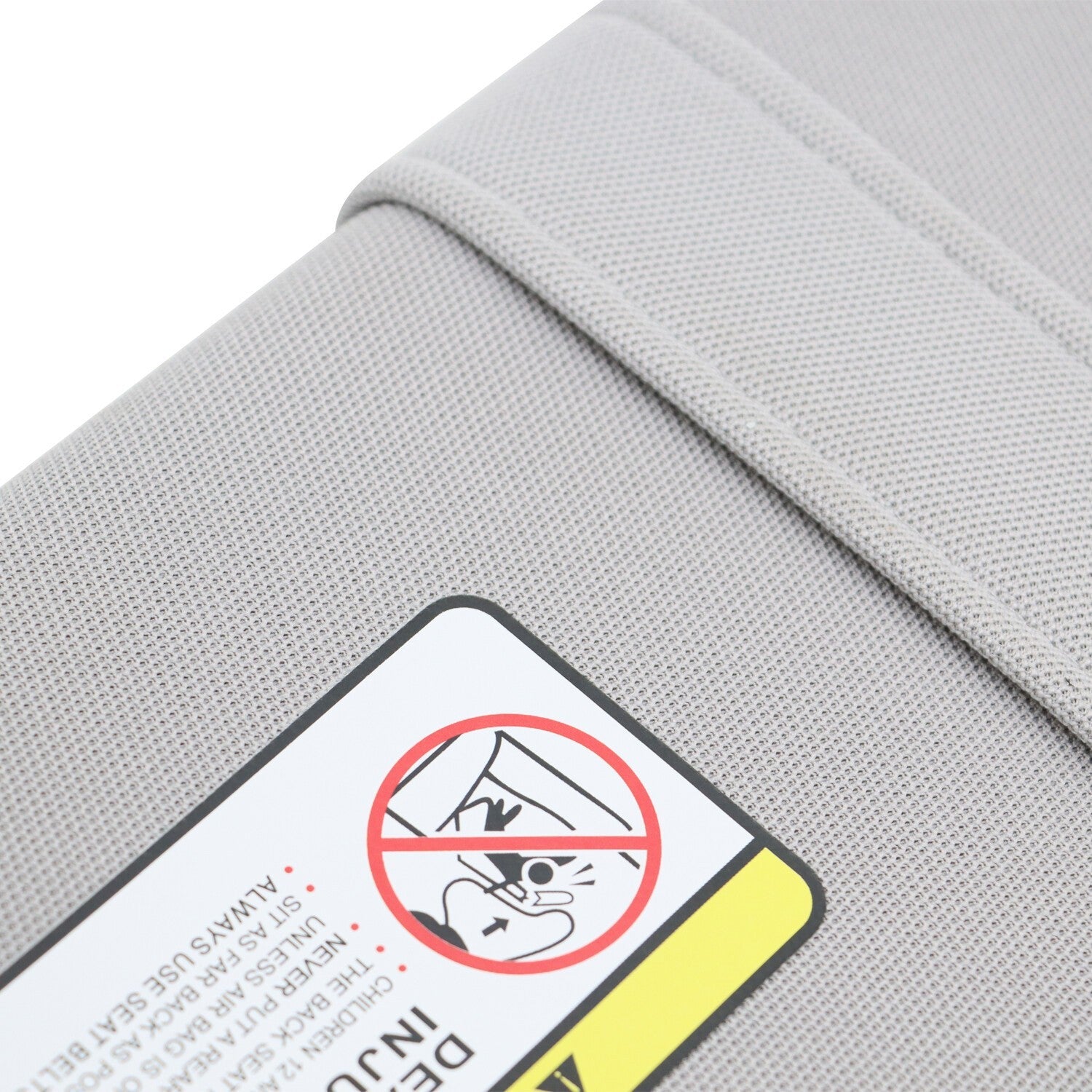Toyota Corolla 2009-2013 Left Driver Gray Sun Visor w/ Mirror