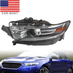 2013-2014 Ford Taurus Left Driver Gray Trim Projector Halogen Headlight