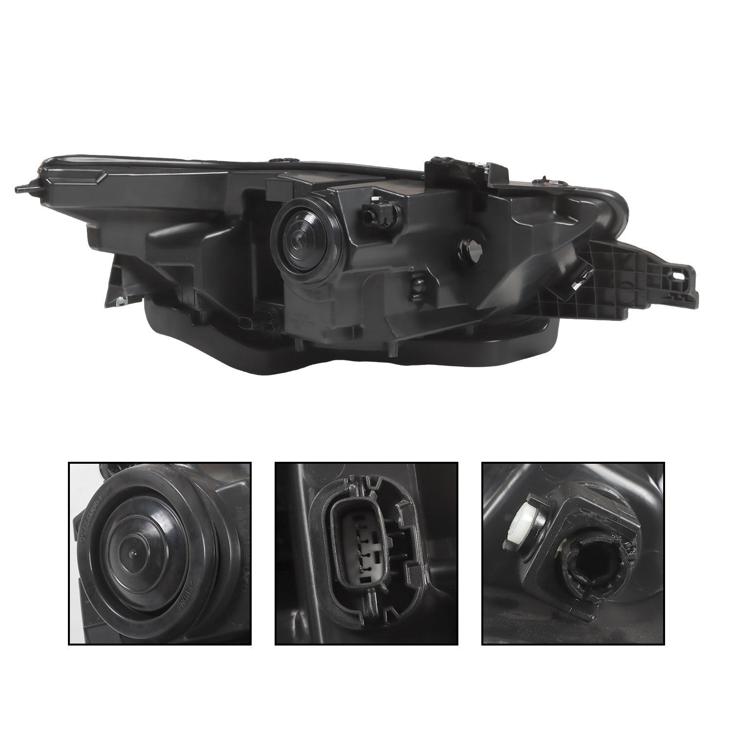 2013-2014 Ford Taurus Left Driver Gray Trim Projector Halogen Headlight