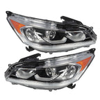 2016-2017 Honda Accord Sedan LED DRL Headlight Left & Right Side Set