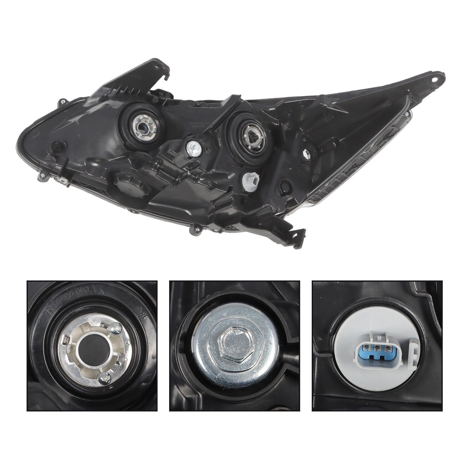 2016-2017 Honda Accord Sedan LED DRL Headlight Left & Right Side Set