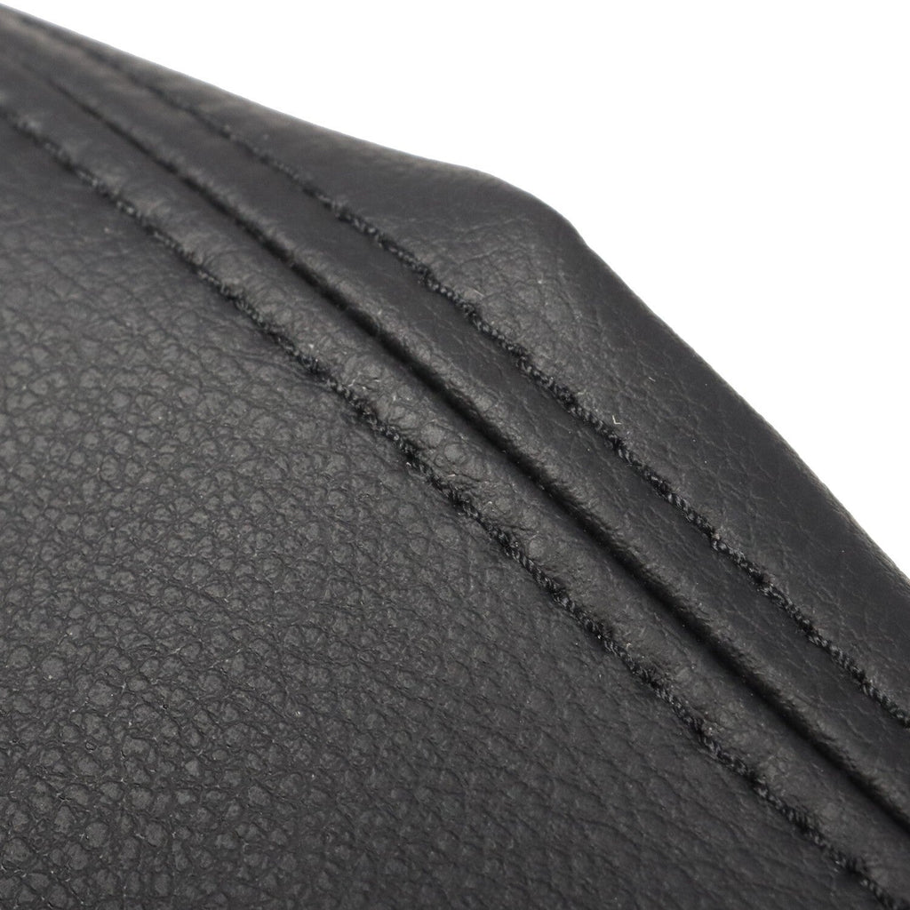 2011-2018 Ford Explorer Leather Console Armrest Cover Black Stitch