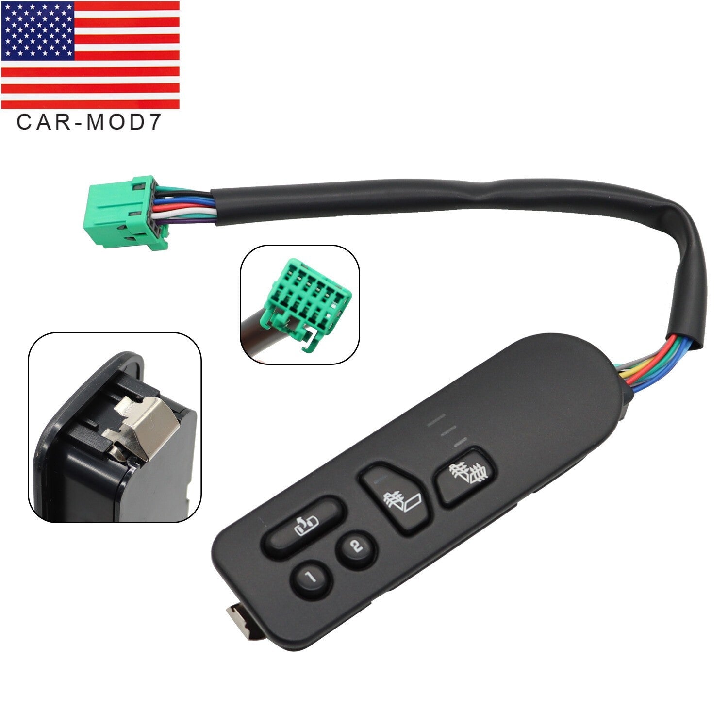 2003-07 Chevy GMC 15116863 Front Driver Side Seat Heater Switch 901-200