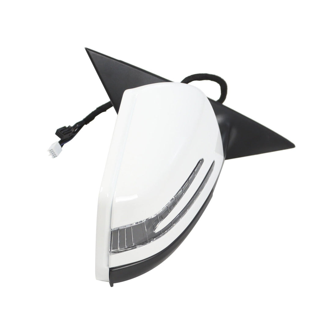 2014-2018 Mercedes CLA250 White Heated Passenger Mirror w/ Blind Spot Sensor