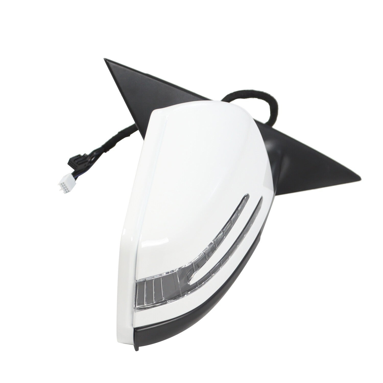 2014-2018 Mercedes CLA250 White Heated Passenger Mirror w/ Blind Spot Sensor