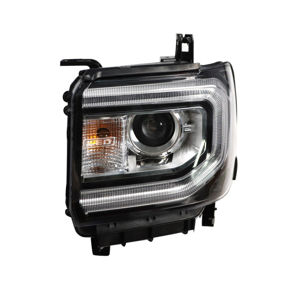 2016-2018 GMC Sierra 1500 LED HID Xenon DRL Projector Driver Headlight