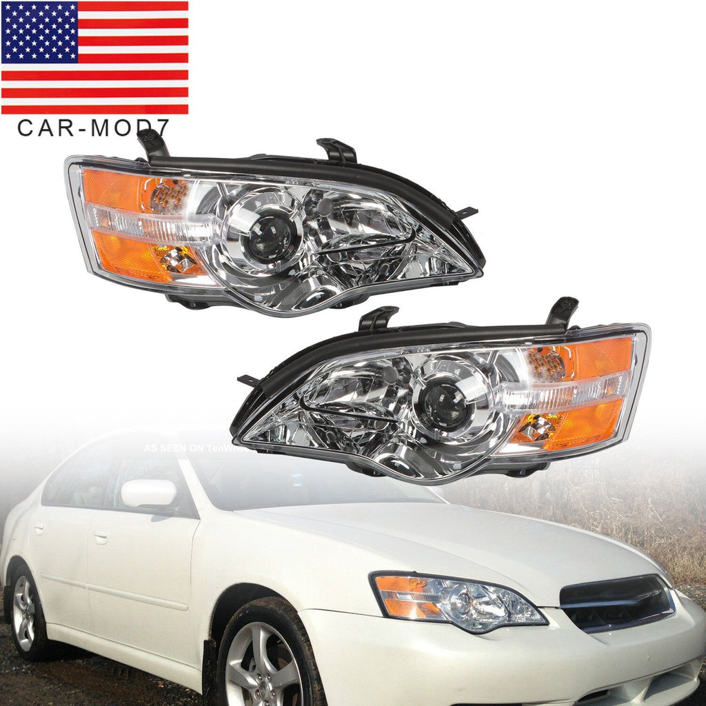 2006-2007 Subaru Legacy Outback Halogen Headlight Set Left & Right Pair