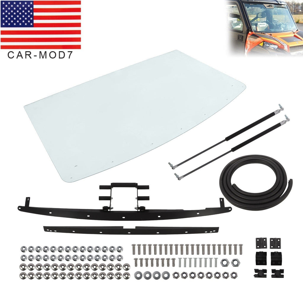 Polaris Ranger XP 900 Crew Clear Flip Windshield 2013-2024 Compatible