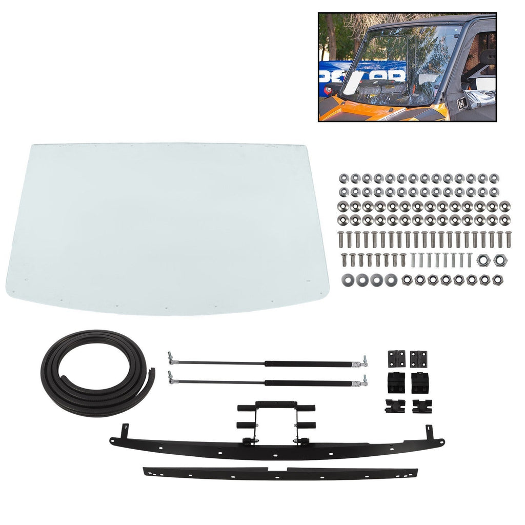 Polaris Ranger XP 900 Crew Clear Flip Windshield 2013-2024 Compatible