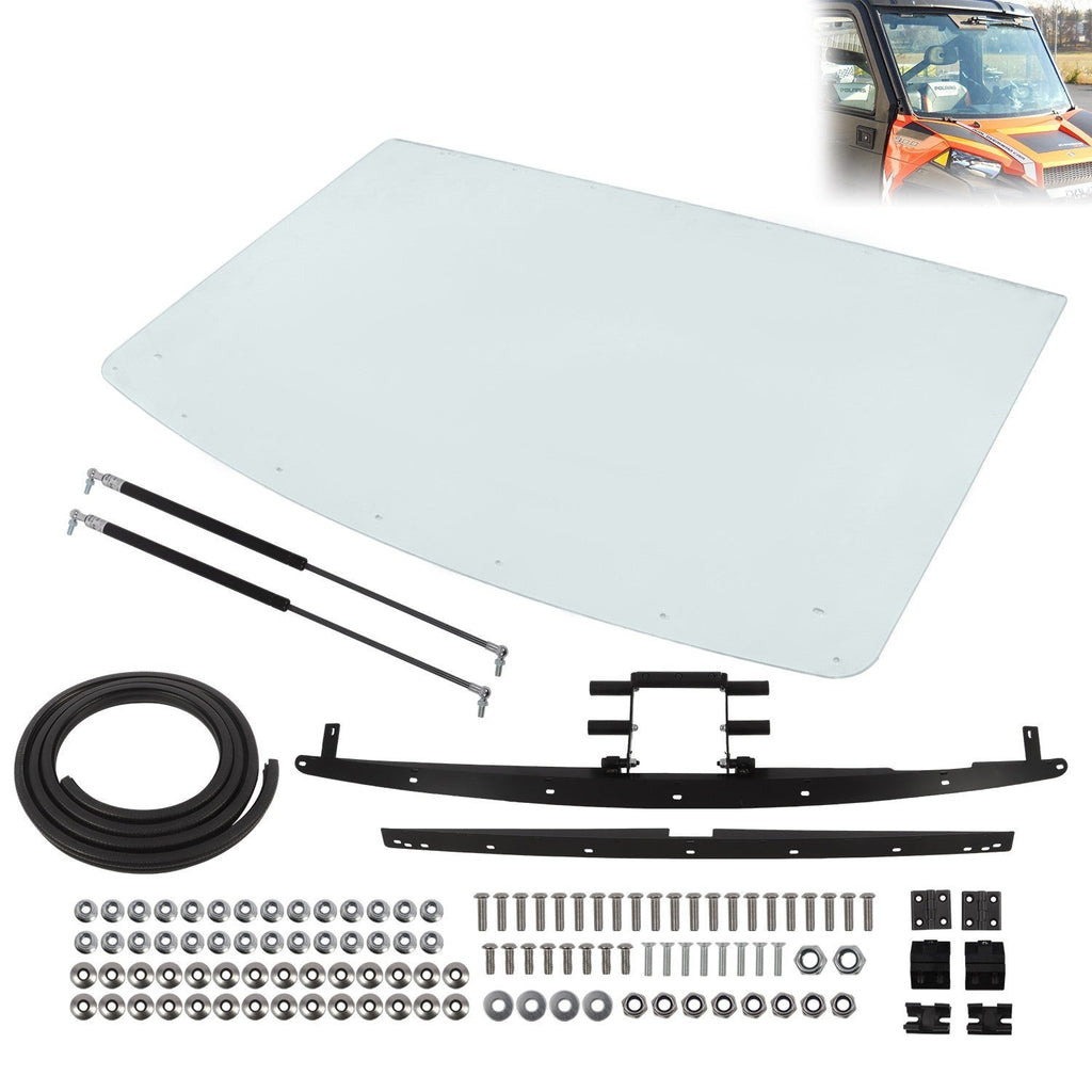 Polaris Ranger XP 900 Crew Clear Flip Windshield 2013-2024 Compatible