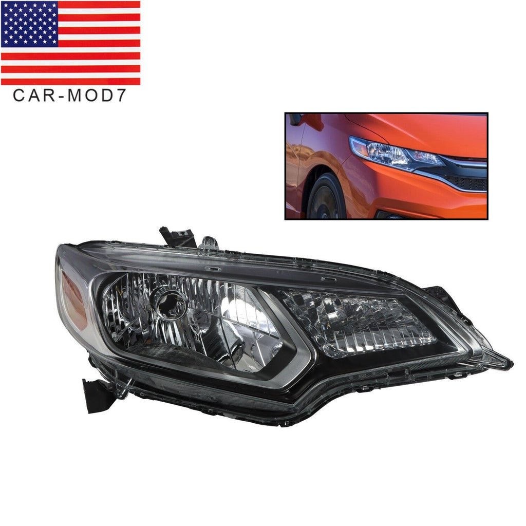 2015-2017 Honda Fit Passenger Side Headlight Headlamp EX DX EX-L LX SE