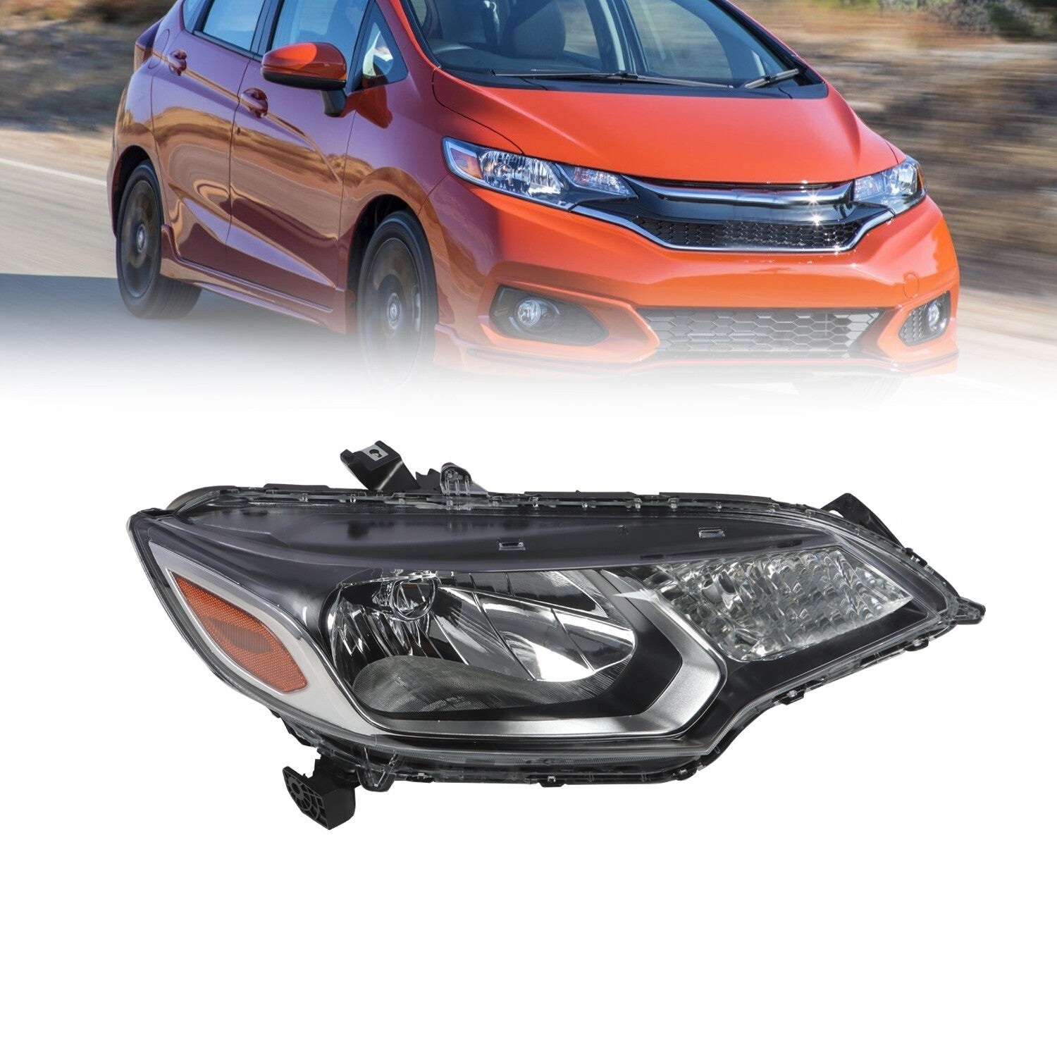 2015-2017 Honda Fit Passenger Side Headlight Headlamp EX DX EX-L LX SE
