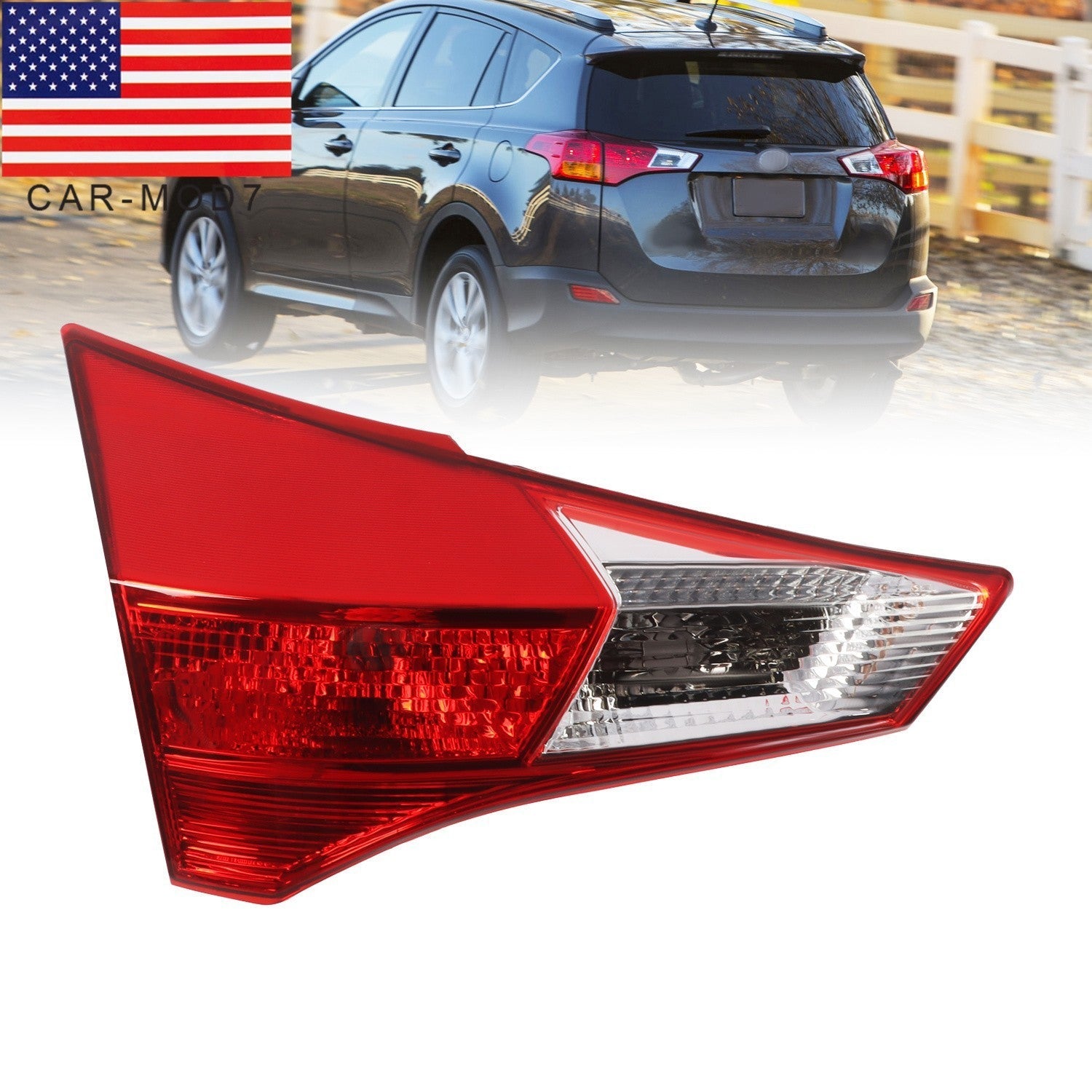 2013-2015 Toyota RAV4 LH Rear Inner Halogen Tail Light Assembly Driver Side