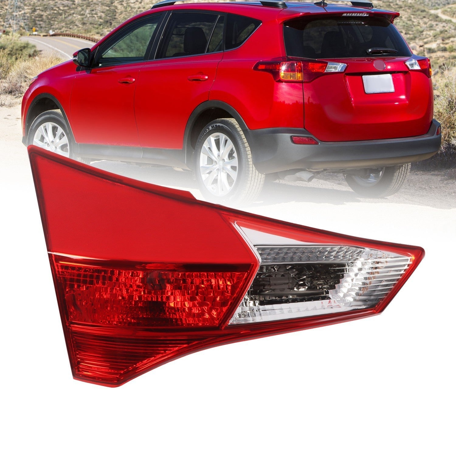2013-2015 Toyota RAV4 LH Rear Inner Halogen Tail Light Assembly Driver Side