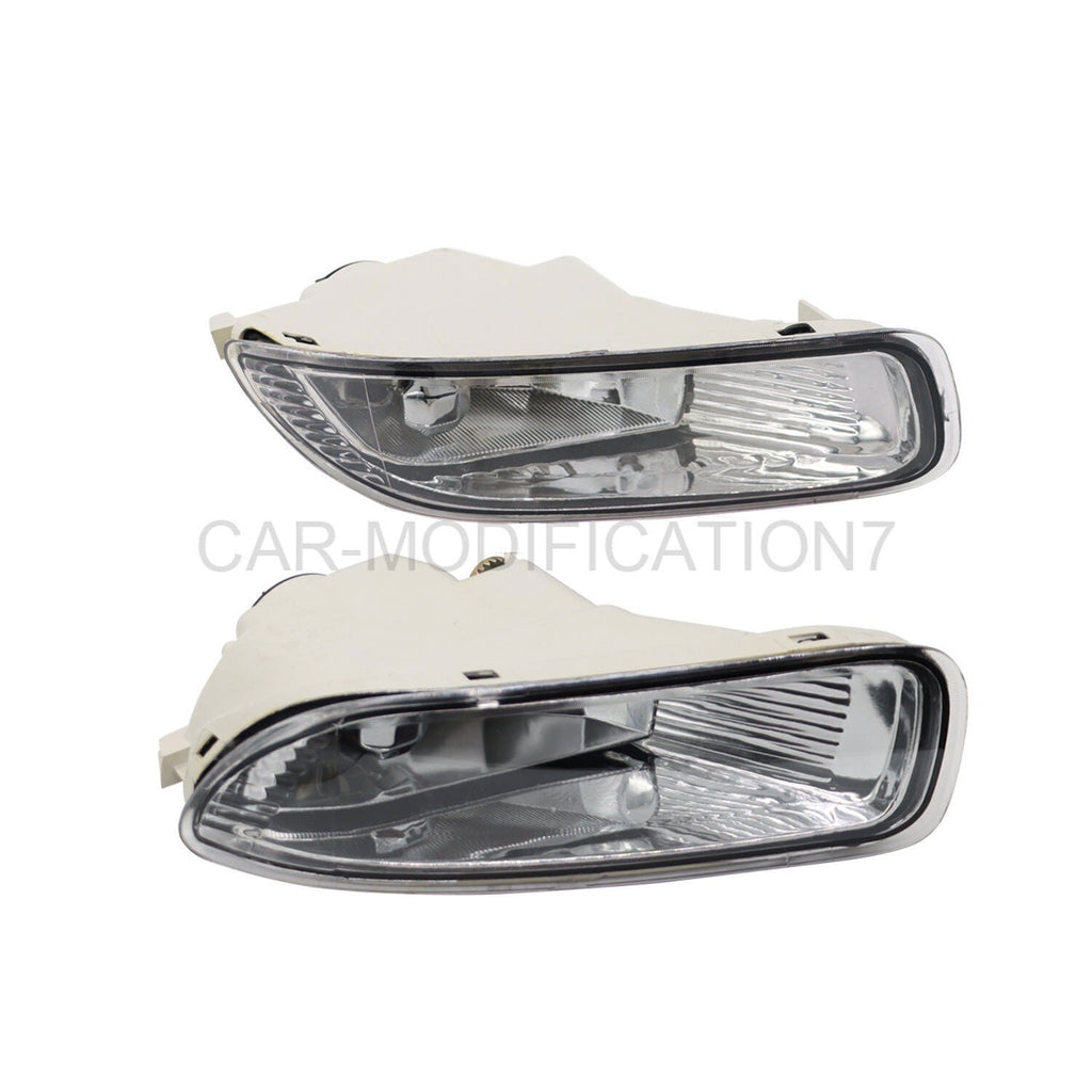 2003-04 Toyota Corolla Fog Lights Clear Lens Bumper Driving Lamps Pair