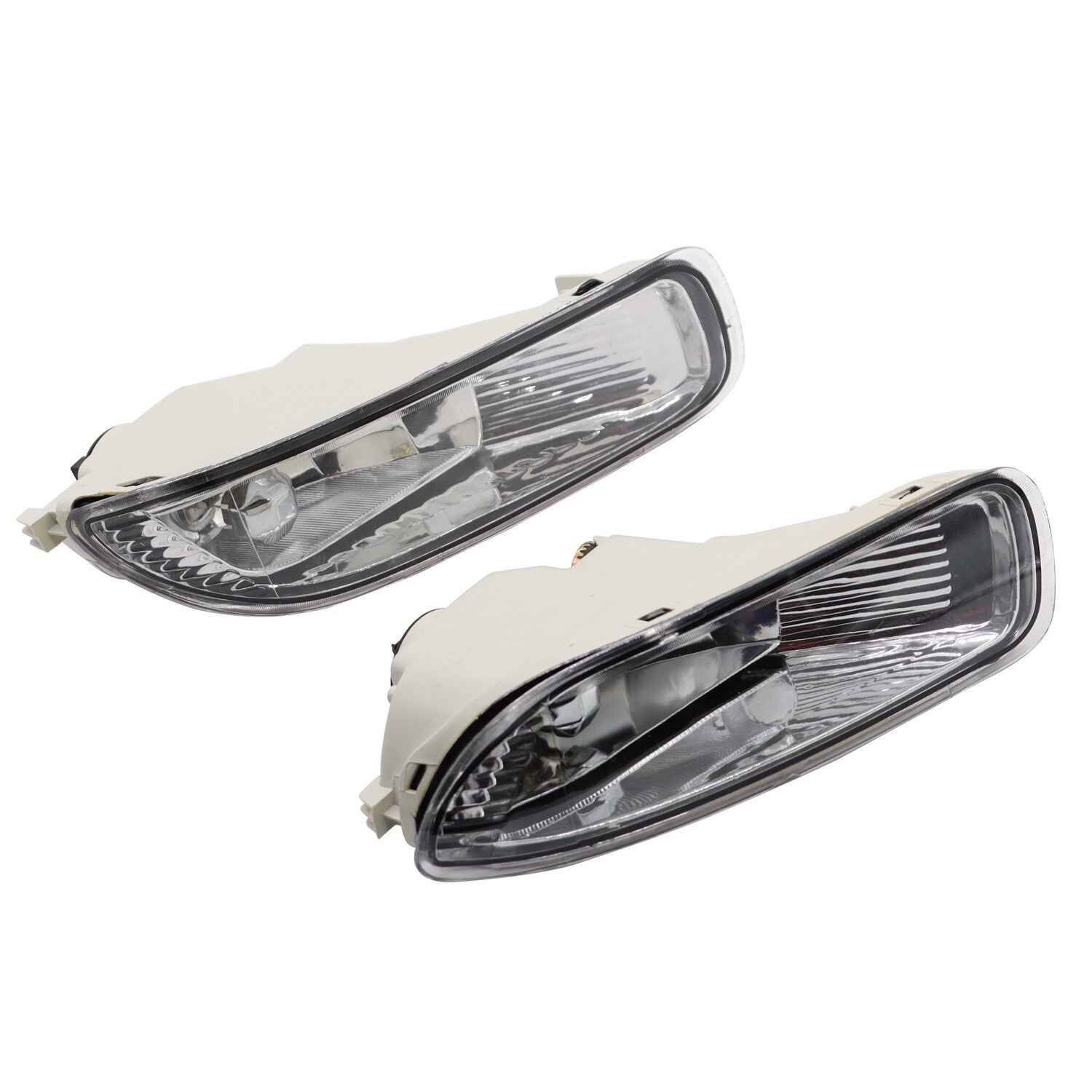 2003-04 Toyota Corolla Fog Lights Clear Lens Bumper Driving Lamps Pair