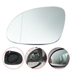 2009-2017 VW Tiguan Left Heated Side Mirror Glass with Backing Plate