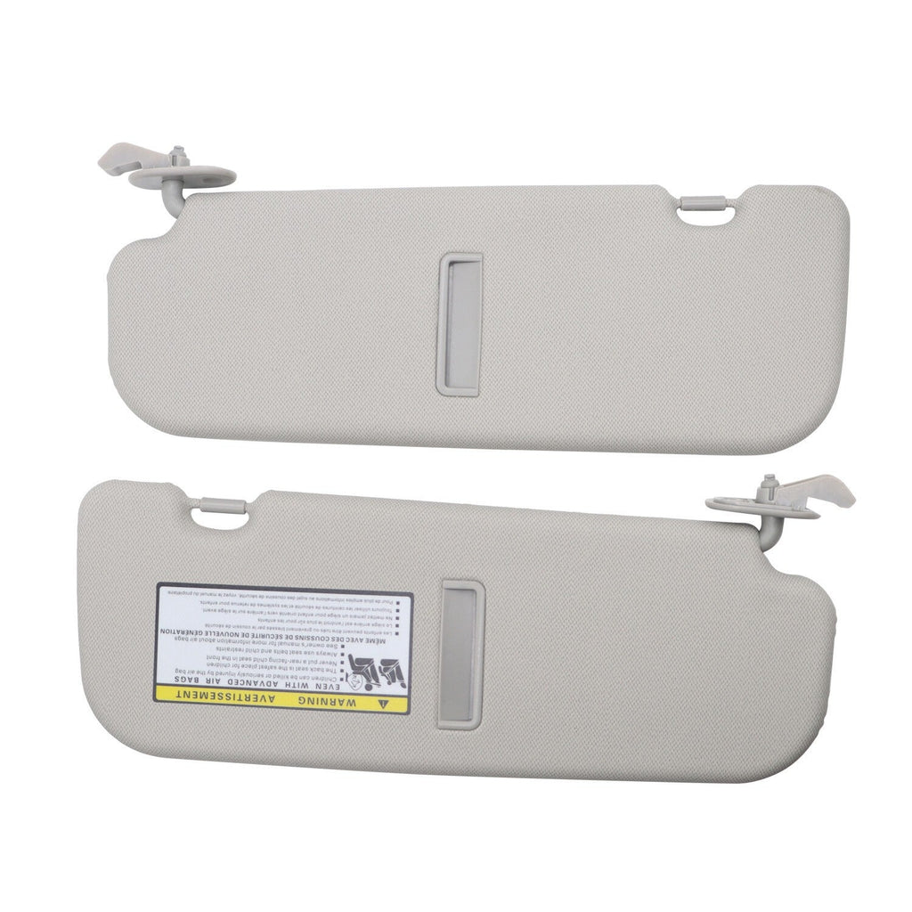 2011-2016 Hyundai Elantra Gray Sun Visor Pair Right & Left Side