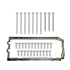 BMW E90 E82 N52 N53 Oil Pan Gasket Set with Bolts Kit 11132210959