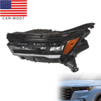 2023-2025 Honda Pilot Left Driver Black Clear LED Headlight Assembly
