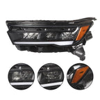 2023-2025 Honda Pilot Left Driver Black Clear LED Headlight Assembly