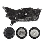 2023-2025 Honda Pilot Left Driver Black Clear LED Headlight Assembly